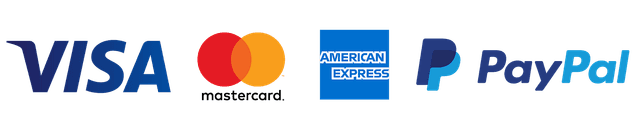 Moyens de paiement : Visa, MasterCard, PayPal