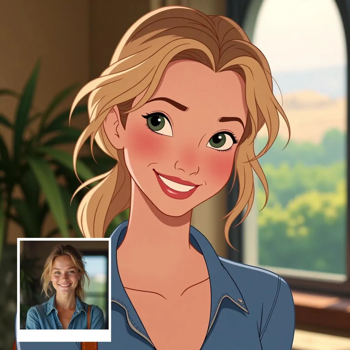 Portrait cartoon personnalisé réalisé pour un client